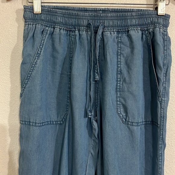 Thread and supply jogger, rouge, ankle XS elastic comfort lagan Chambrey blue - Picture 1 of 6